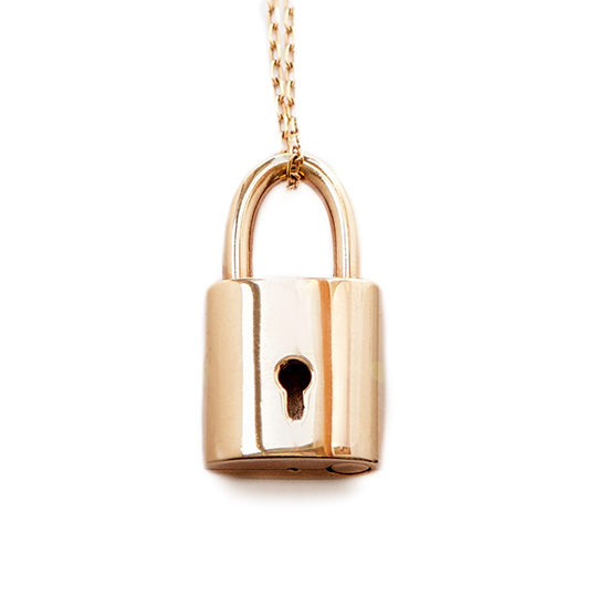Lock Pendant Necklace - Necklaces Jewelry Collections