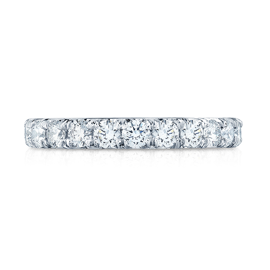 Eight Point Diamond Micro Pave Eternity Band | Marisa Perry by Douglas ...
