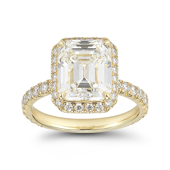 Emerald Cut Diamond InLove Engagement Ring | Marisa Perry by Douglas ...