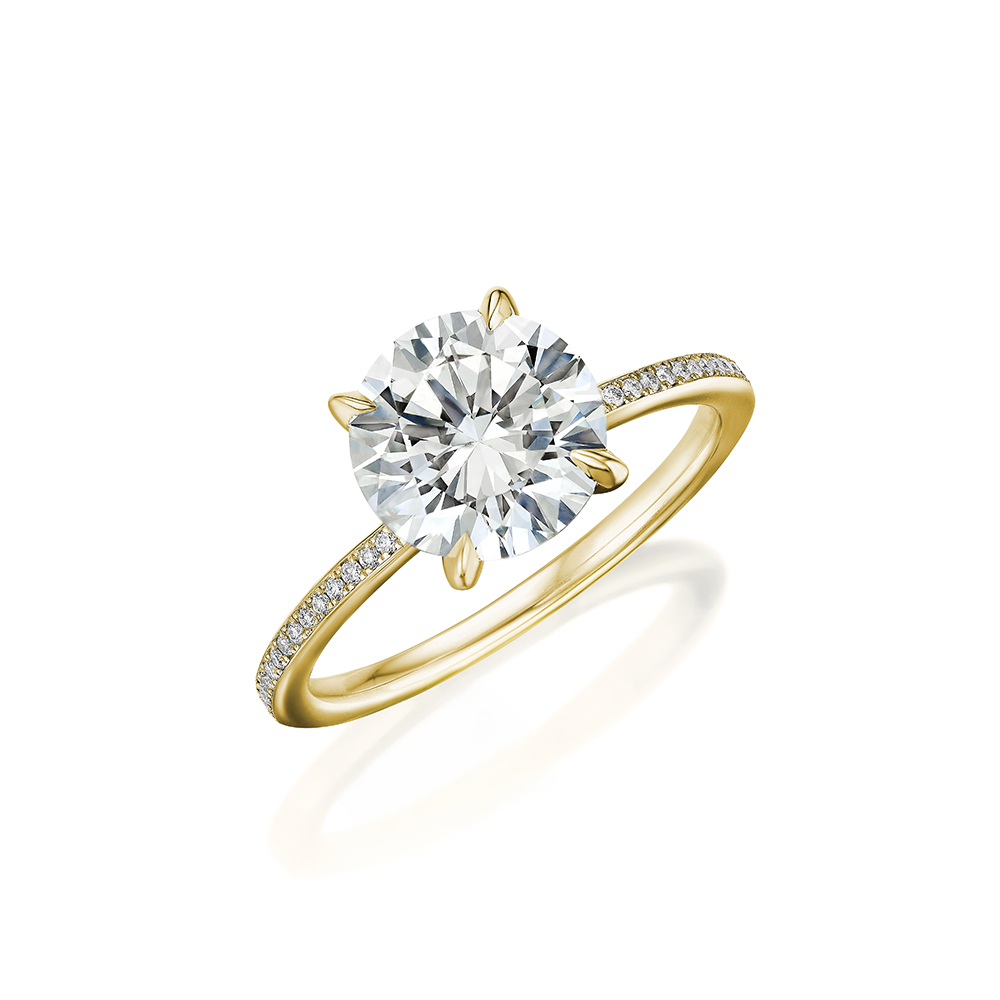 2 carat Round Diamond Anne Ring  | Marisa Perry by Douglas Elliott