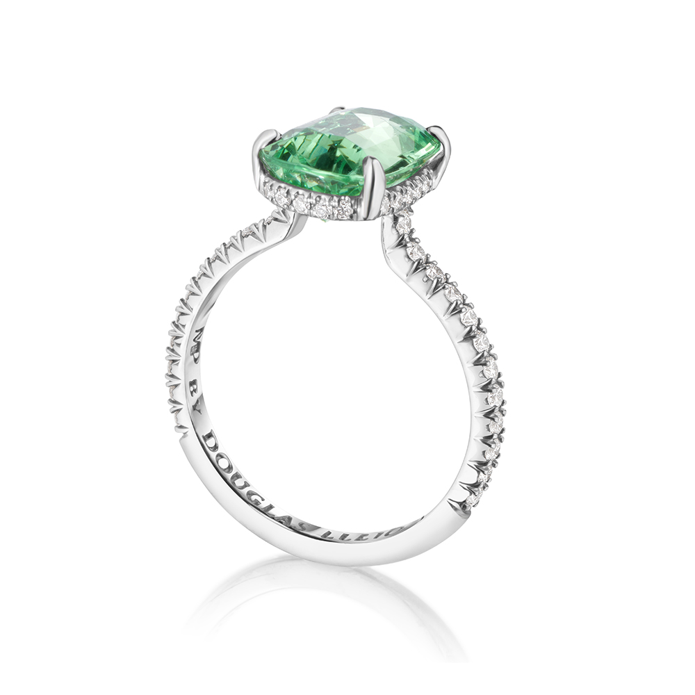 3.38 carat Mint Green Grossular Garnet Katherine Ring | Marisa Perry by Douglas Elliott