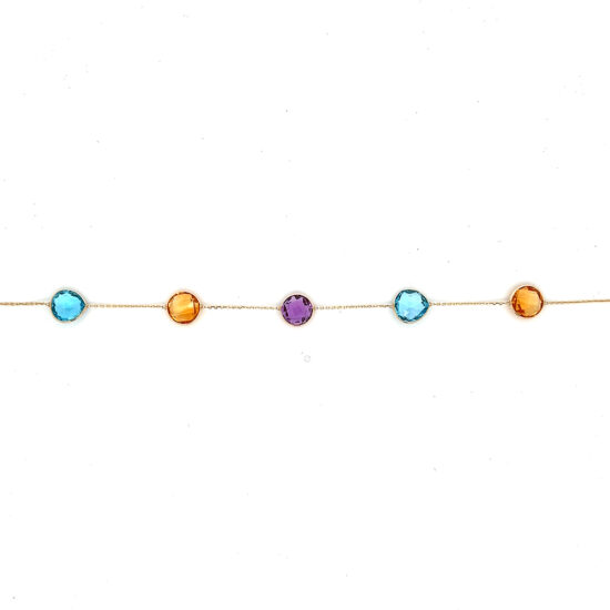 Multicolor Bracelet 18k Yellow Gold